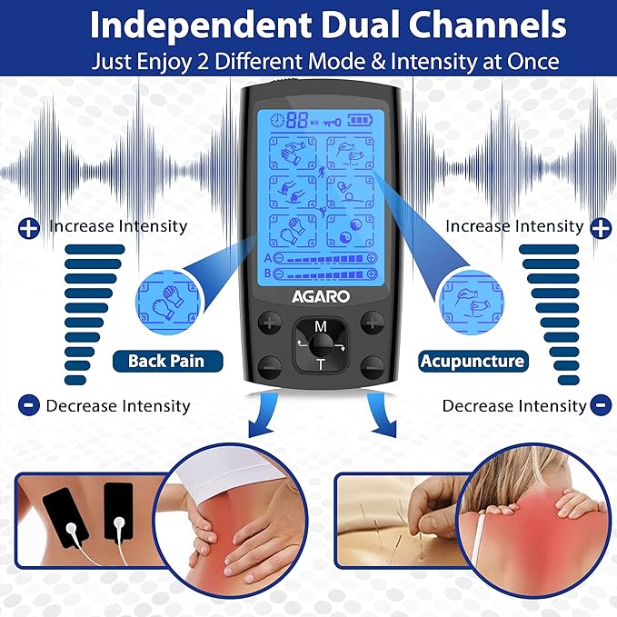 AGARO Dual Channel TENS Massager