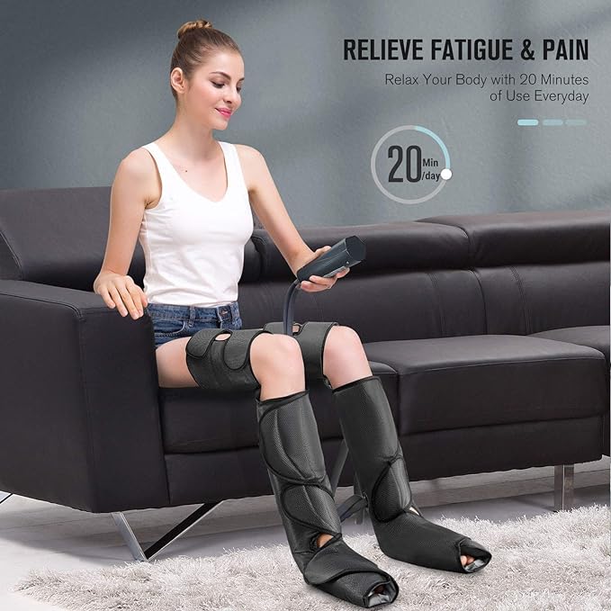 AGARO Magma Air Compression Leg Massager with Handheld Controller