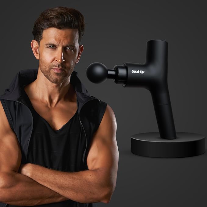 beatXP Bolt Prime Deep Tissue Massage Gun with Case
