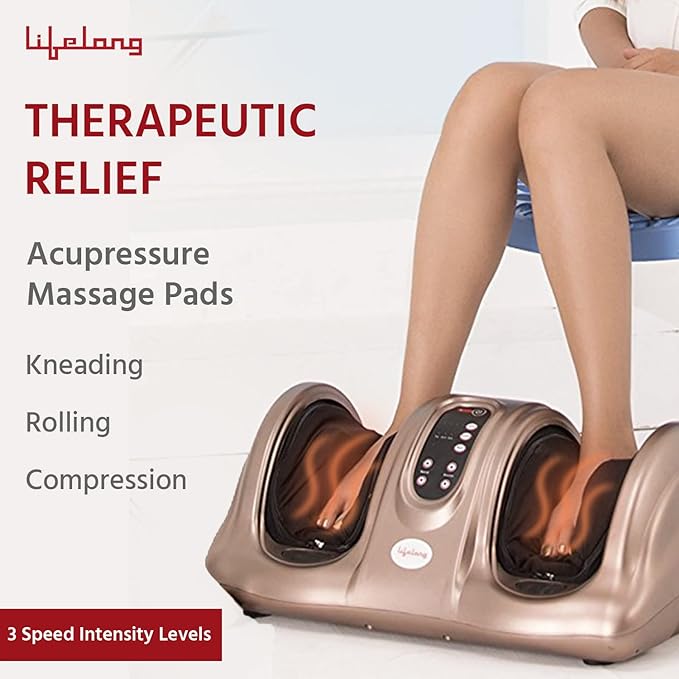 Lifelong Foot Massager Machine for Pain Relief