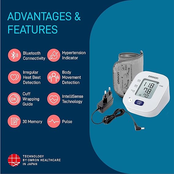 Omron HEM 7143T1A Digital Bluetooth Blood Pressure Monitor