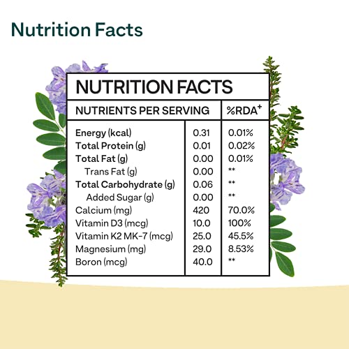 OZiva Bettr.CalD3 Plant Based Calcium | Vitamin D3 and K2 | Stronger Bones and Joints