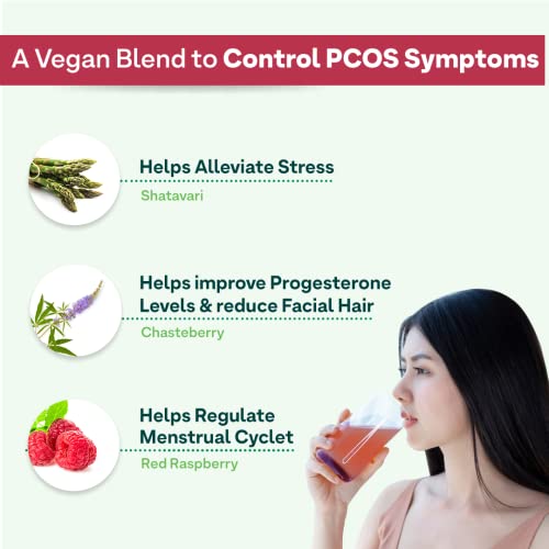 OZiva Plant Based HerBalance for PCOS | Hormonal Balance | Better Menstrual Cycle