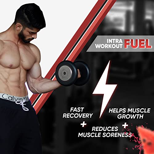 Fitspire Super Gold BCAA | Vegan Intra Workout | Muscle Recovery | Endurance | Watermelon