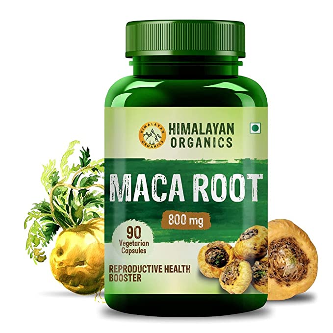 Himalayan Organics Maca Root Extract 800mg | Energy | Stamina | Hormonal Balance