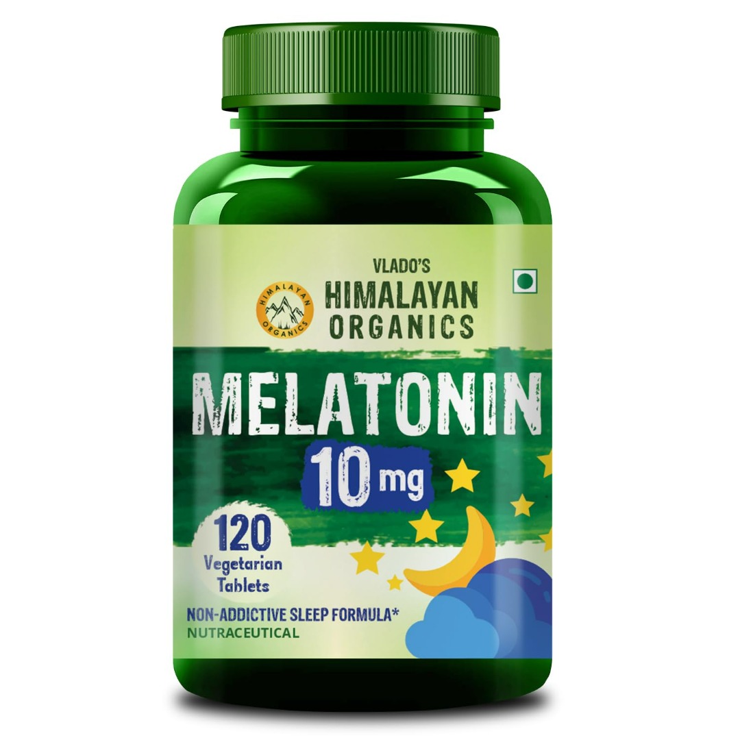 Himalayan Organics Melatonin 10mg | Healthy Sleep Cycle