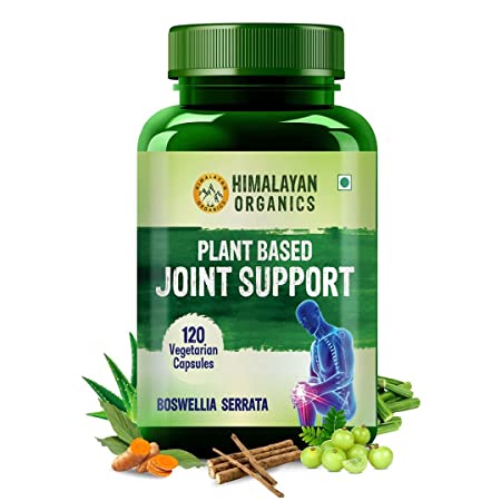Himalayan Organics Plant Based Joint Support | Boswellia | Turmeric and Moringa | Pain Relief