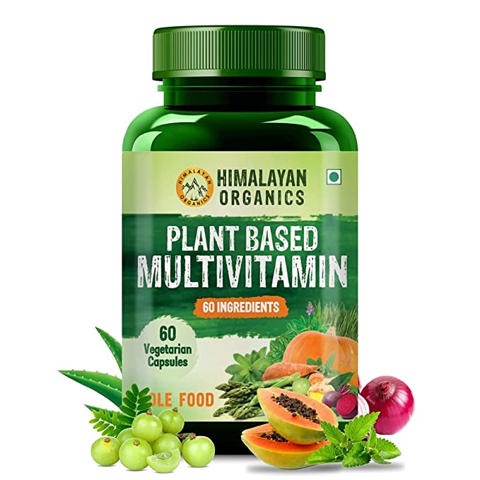 Himalayan Organics Plant Based Multivitamin | 60 Extracts | Immunity and Wellness