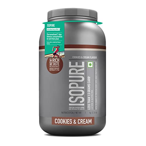 Isopure Whey Protein Isolate | 25g Protein | Vitamins | Muscle Support and Recovery