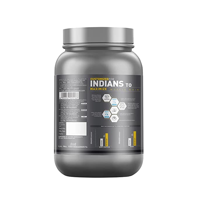 MuscleBlaze Biozyme Iso-Zero | Low Carb Whey Protein Isolate | 27g Protein | EAF | Chocolate