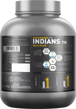 MuscleBlaze Biozyme Performance Whey | 25g Protein per 38.5g Scoop | 50%Higher Absorption | EAF | Rich Chocolate