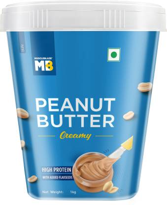 MuscleBlaze Classic Peanut Butter | Omega 3 & 6 | 26g Protein | No Trans Fat | Creamy