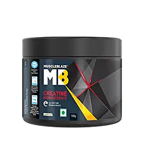 MuscleBlaze Creatine Monohydrate | 3g per Scoop | Labdoor USA Certified | Muscle Strength | Unflavoured