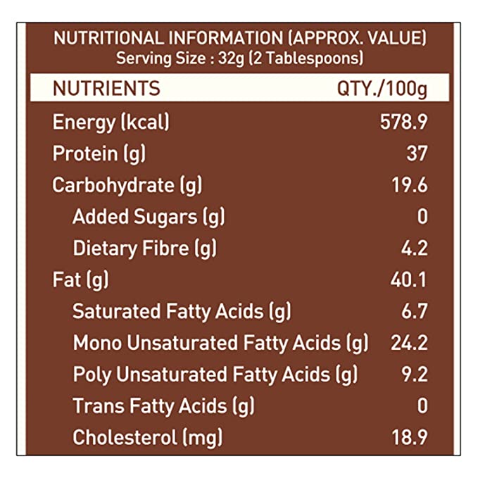 MuscleBlaze High Protein Natural Peanut Butter | 37g Protein | No Added Salt | Crunchy