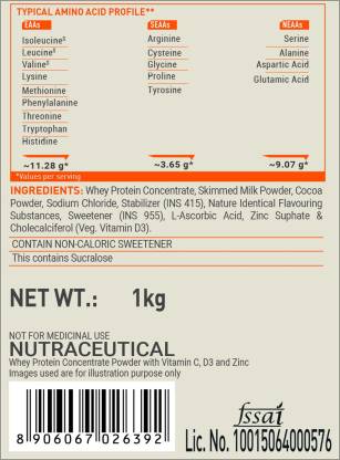 MuscleBlaze Fuel One Whey Protein | 24g Protein | 5.29g BCAA | 4.2g Glutamic Acid | Muscle Recovery | Chocolate