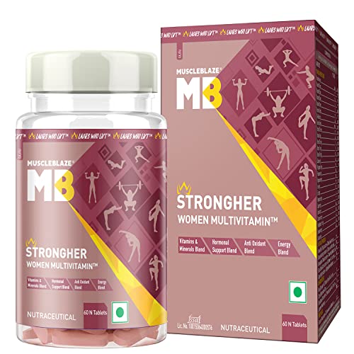 MuscleBlaze StrongHer Women Multivitamin | Energy and Stamina