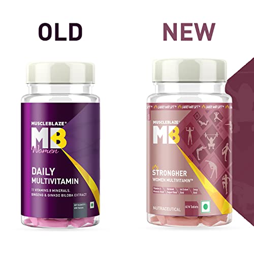 MuscleBlaze StrongHer Women Multivitamin | Energy and Stamina