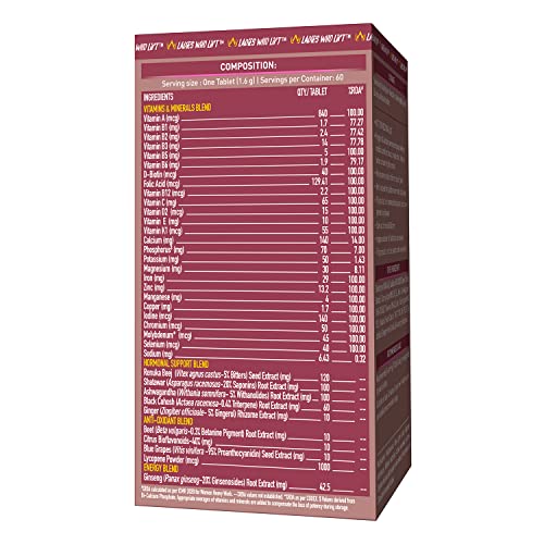 MuscleBlaze StrongHer Women Multivitamin | Energy and Stamina