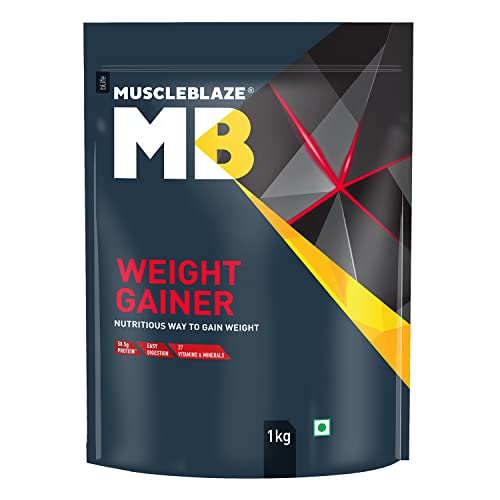 MuscleBlaze Weight Gainer | Added DigeZyme | Muscle Mass | Chocolate