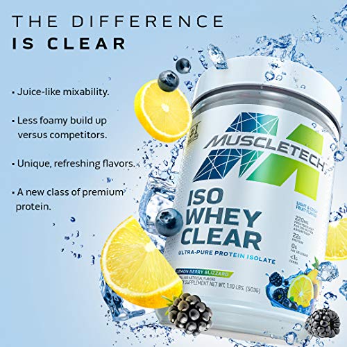 MuscleTech Iso Whey Clear | Clear Whey Protein Isolate | Lean Muscle