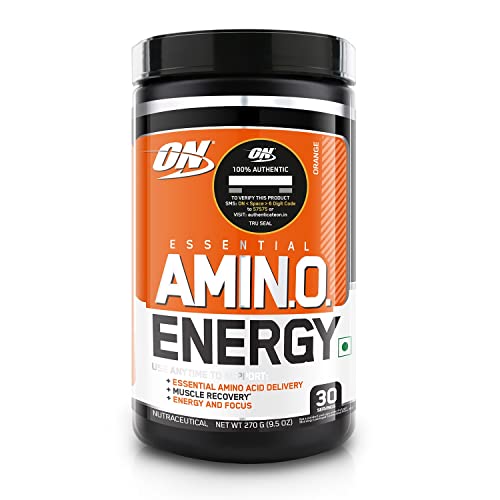 ON Amino Energy | BCAA | Green Tea and Green Coffee Extract | Pre-Workout | Orange Cooler