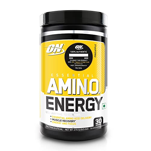 ON Amino Energy | BCAA | Green Tea and Green Coffee Extract | Pre-Workout | Pineapple