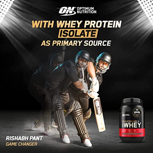 ON Gold Standard 100% Whey | 24g Protein | 5.5g BCAA | Whey Isolate Primary | Muscle Recovery | Double Rich Chocolate