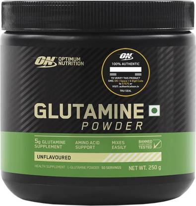 ON L-Glutamine Powder | 5g Glutamine per Serving | Amino Acid Support | Muscle Recovery | Unflavoured