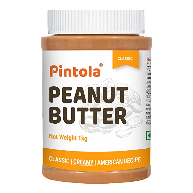 Pintola Classic Peanut Butter | No Added Sugar | Roasted Peanuts | Creamy