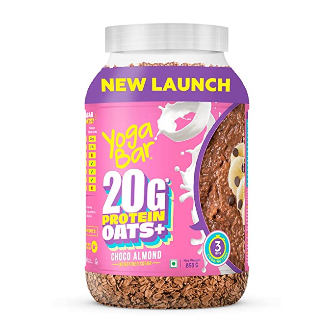 YogaBar High Protein Oats Protein | Probiotic | Choco Almond