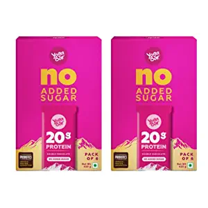 YogaBar 20g Protein Bar | No Added Sugar | Double Chocolate