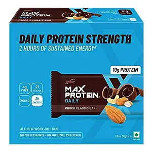 RiteBite Max Protein Daily Bar | 10g Protein | No Preservatives | Choco Classic