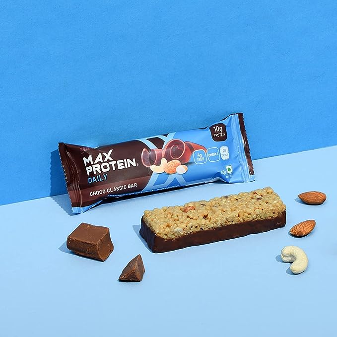 RiteBite Max Protein Daily Bar | 10g Protein | No Preservatives | Choco Classic
