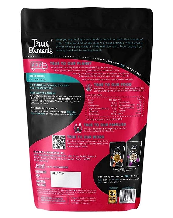 True Elements Certified Gluten Free Quinoa