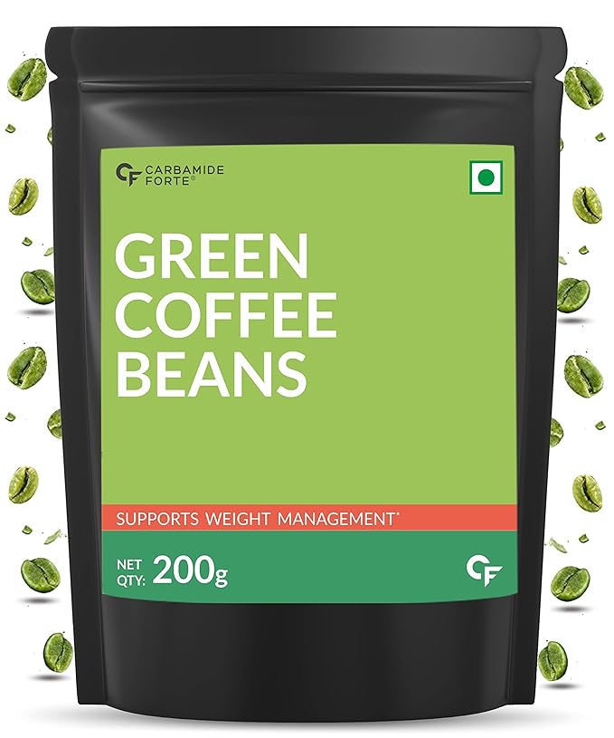 Carbamide Forte Green Coffee Beans | High CGA | High Caffeine | Unroasted Arabica | Metabolism Boost