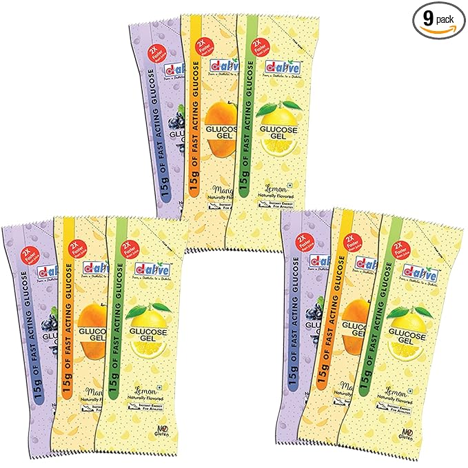D-Alive Fast-Acting Glucose Gel | 15g Glucose | Hypoglycaemia Treatment
