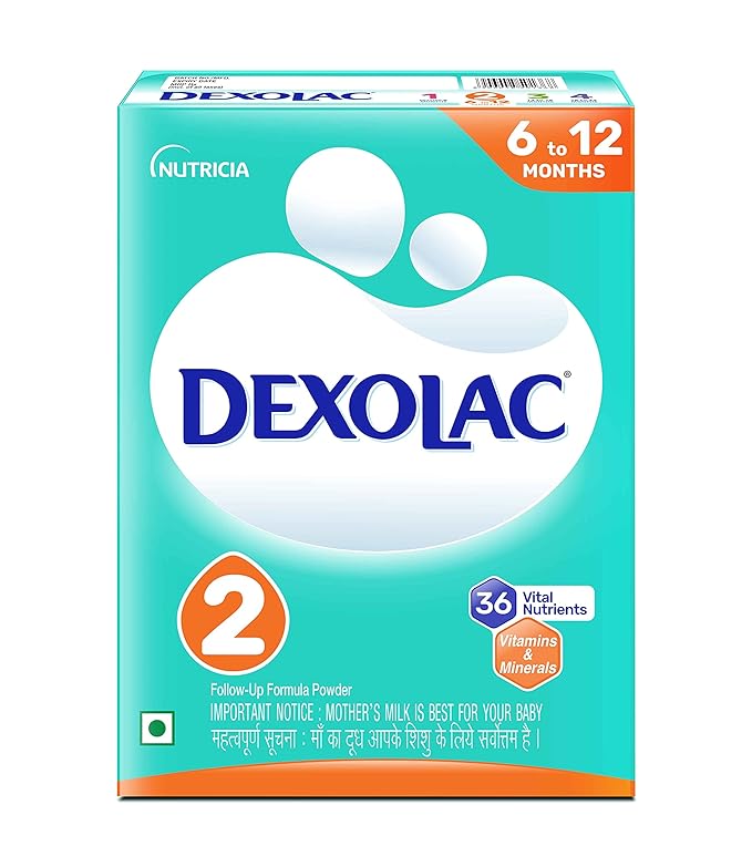 Dexolac Follow Up Infant Formula Milk Powder for Babies - Stage 2 - 6 to 12 months