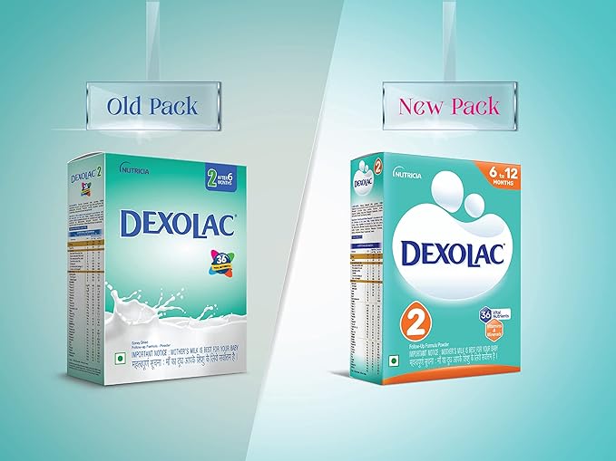 Dexolac Follow Up Infant Formula Milk Powder for Babies - Stage 2 - 6 to 12 months