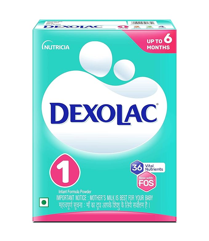 Dexolac Infant Formula Milk Powder for Babies - Stage 1 - Upto 6 months