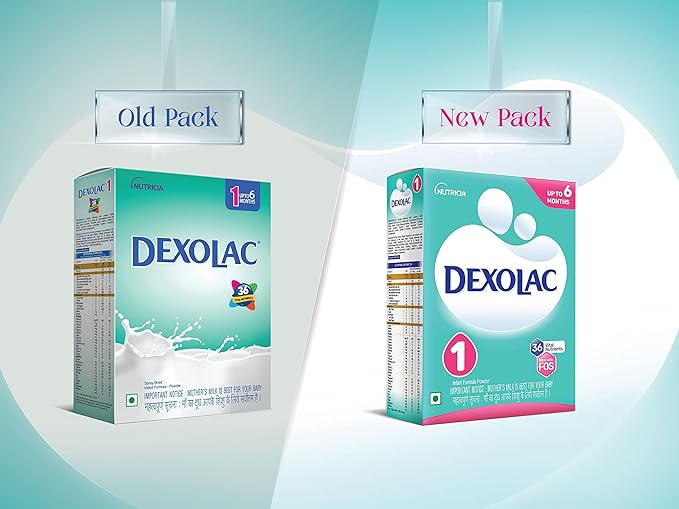 Dexolac Infant Formula Milk Powder for Babies - Stage 1 - Upto 6 months