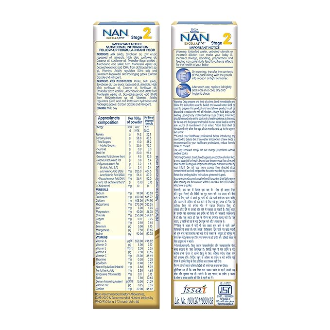 EXCELLAPRO Nestle Nan Excellapro 2 Follow-Up Formula Powder - After 6 Months - Up To 12 Months - Stage 2