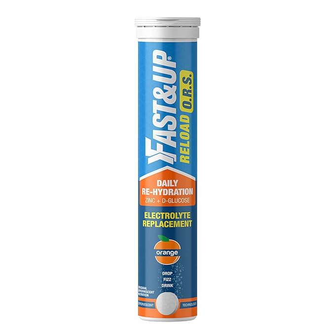 FastandUp Reload ORS | Electrolytes | Zinc | D-Glucose | Rehydration | Effervescent