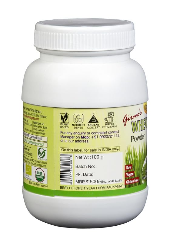 Girme Organic Wheatgrass Powder | Detox and Immunity