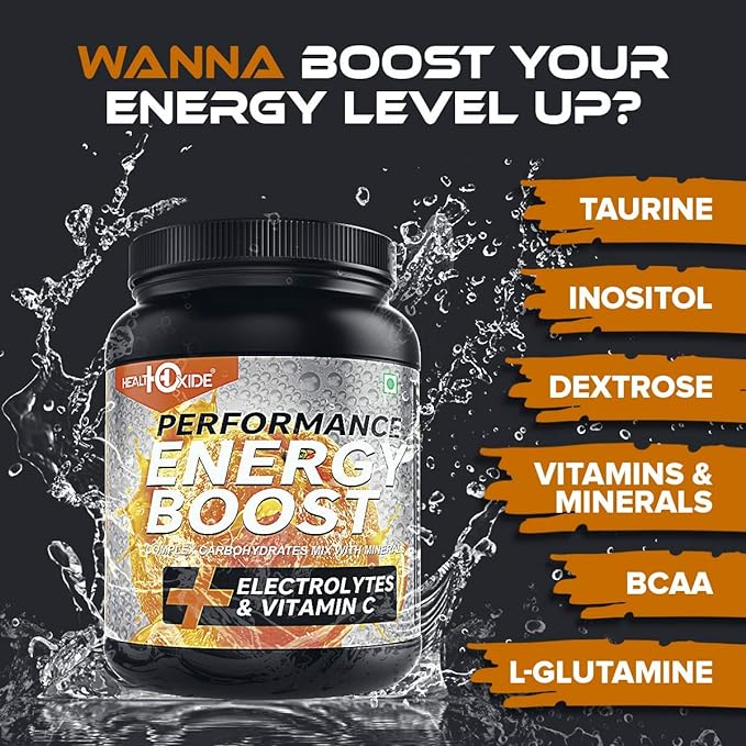 Healthoxide Energy Boost Extra Power | Advanced Performance | Energy Drink