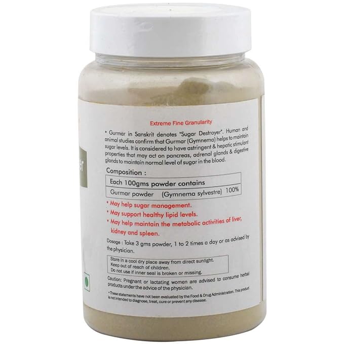 Herbal Hills Gurmar Powder | Gymnema | Natural Sugar Balance