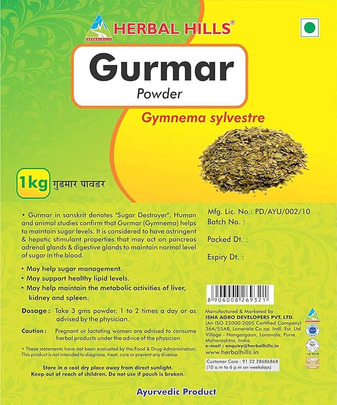 Herbal Hills Gurmar Powder | Natural Sugar Balance