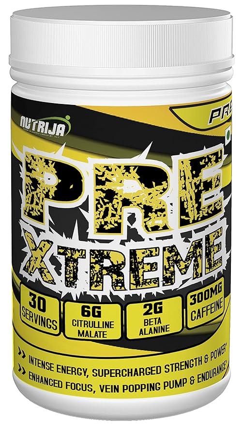 NutriJa Pre-Xtreme Pre-Workout | Energy and Performance Supplement