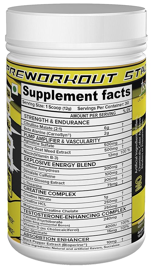 NutriJa Pre-Xtreme Pre-Workout | Energy and Performance Supplement