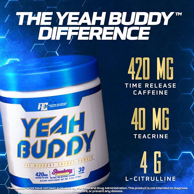 Ronnie Coleman Yeah Buddy Pre-Workout | Signature Series | Explosive Energy