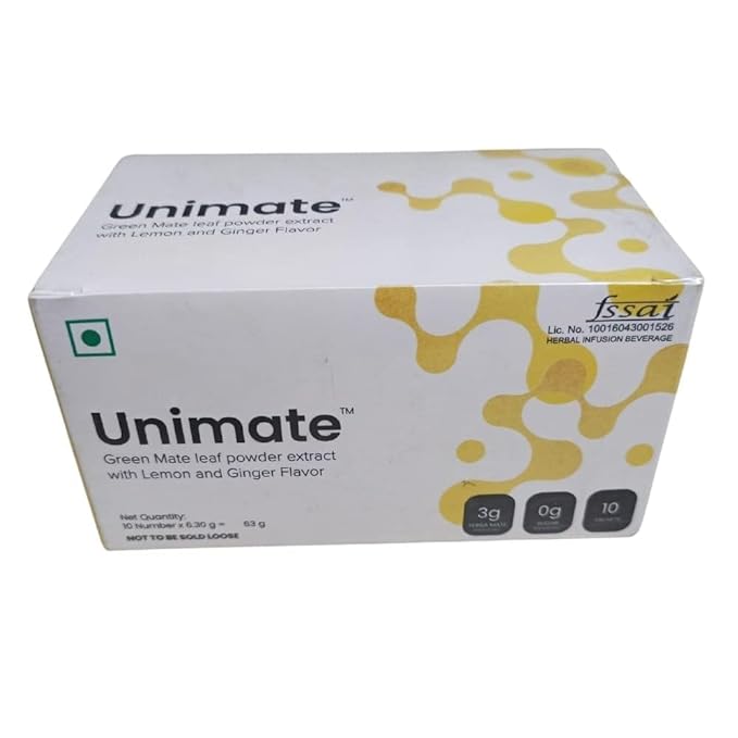 Unicity Unimate Green Mate Leaf Extract | Weight Management | Lemon Ginger